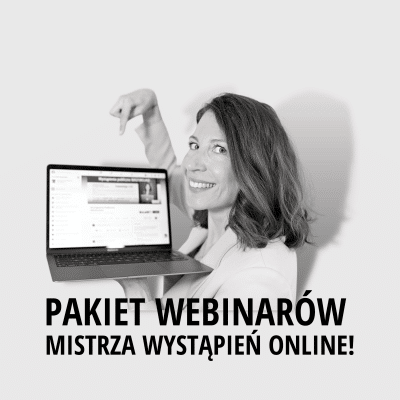 Pakiet webinarów Mistrza wystąpień online!